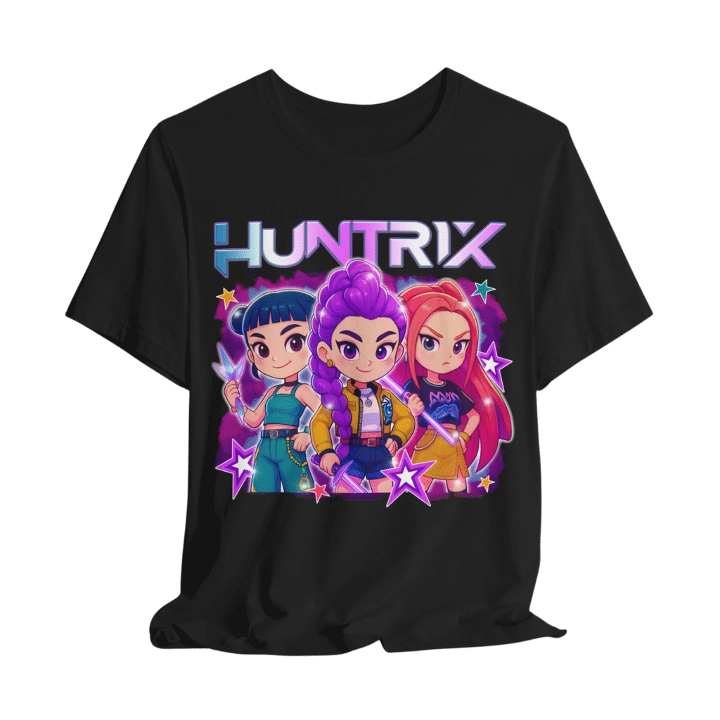 Camiseta Huntrix color negra